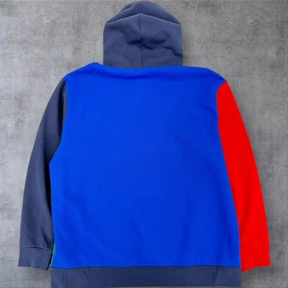 Polo Ralph Lauren Men's‎ Hoodie Colorblock Pullover Double Knit Polo Size 3 XLT - Picture 6 of 14